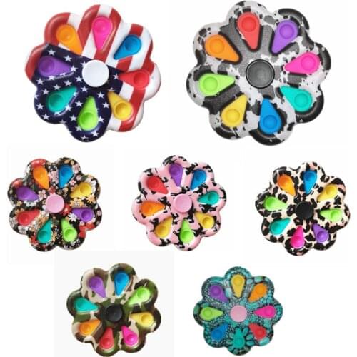 Bubble Music Fingertip Spinner Rat-killing Finger Spinner Press Bubble Decompression Silicone Pioneer Vent Decompression Toy