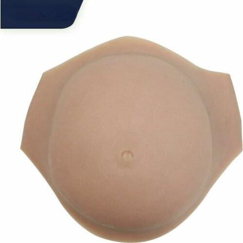 L Size Realistic Silicone Fake Pregnant Women with Bumpy Casual Actors Props Drag Queen Stage Costume