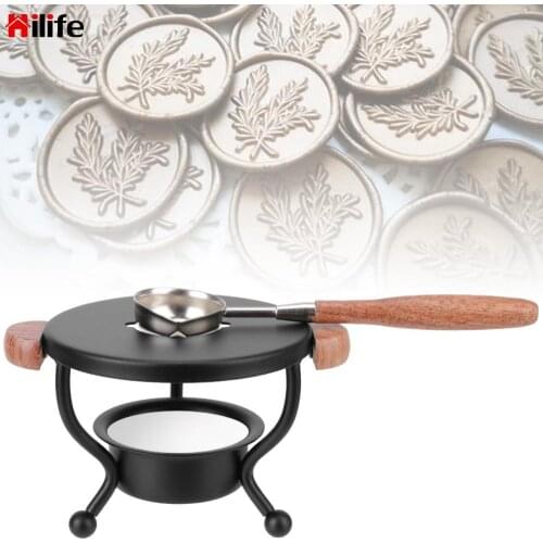 Tripod for Candle Stamp Sealing Wax Spoon DIY Craft Gift Wax Seal Stamp Stick Warmer Retro Sealing Wax Furnace Stove Pot
