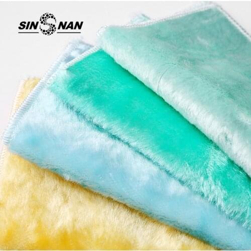 SINSNAN Microfiber Super Absorbent Non-stick Oil Mercerizing Multi-function Bamboo Fiber Kitchen Towel Wooden Fiber Dishcloth
