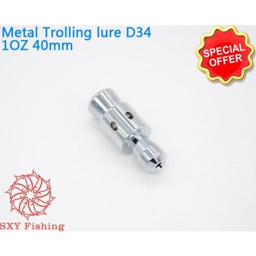 SXY Fishing D34 40mm Metal copper head Bait Trolling Bait wire bait Deep sea bait Metal head Fake bait Metal Trolling Lure