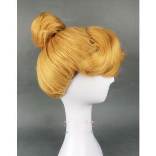 Cinderella Princess Cosplay Wig Blonde Wavy Hair Role Play For Women Halloween Party