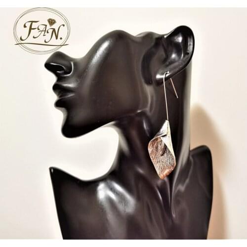 2021 INS Trendy Hot Hyperbole Heavy Amazing Charm Women Golden & Silver Color Lily Flower Style Drop Earrings Gift for Friends