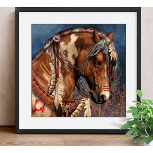 Diamond Embroidery Animal Rhinestone Diamond Mosaic Sale 5d Diy Diamond Painting Horse Handicraft Home Decor