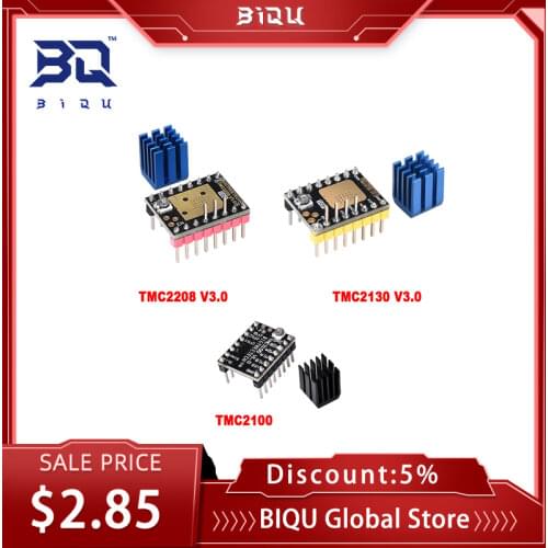 BIGTREETECH TMC2208 TMC2130 TMC2100 Stepper Motor Driver StepStick Mute for MKS BTT SKR V1.4 V1.3 MINII Board 3d Printer Parts