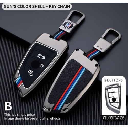 Zinc Alloy Car Key Case Cover Shell Protector for BMW X1 X3 X4 X5 F15 X6 F16 G30 7 Series G11 F48 F39 520 525 f30 118i 218i 320i