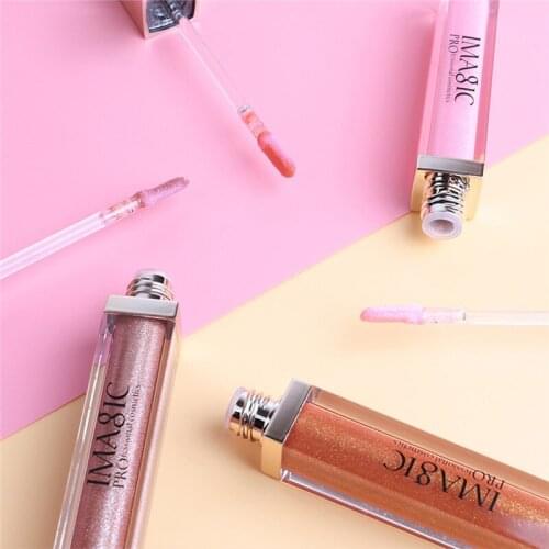 IMAGIC Waterproof Liquid Lipstick Matte Lip Gloss Long-lasting Cosmetics Lip Stick Cream Silky Glosses Velvet Nude Lipgloss