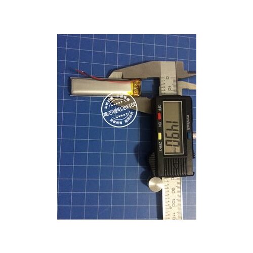 3.7V polymer lithium battery, 601546 380MAH recording pen, point reading pen, electronic pen, LED lamp strip Rechargeable Li-ion