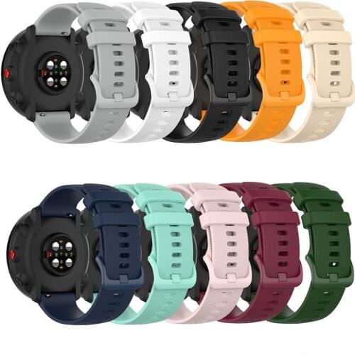 Soft Silicone Watch Band Strap for Polar Vantage M 22MM Replacement Watchband Smart Watch Wrist Strap for Garmin Vivoactive 4