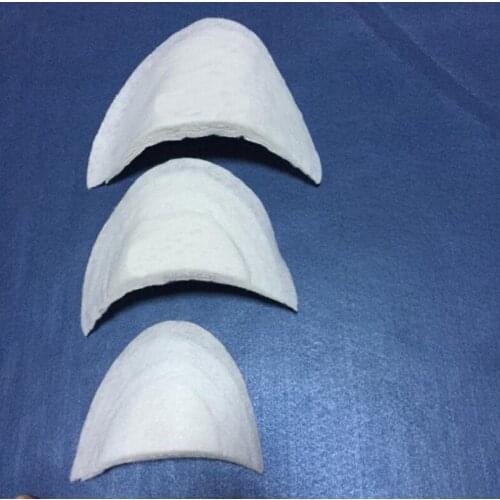 Cotton/polyester Shoulder Pads S/M/L White Soft Padded Garment Accessories Anti-Slip for Men Women Suit T-shirt Wholesale