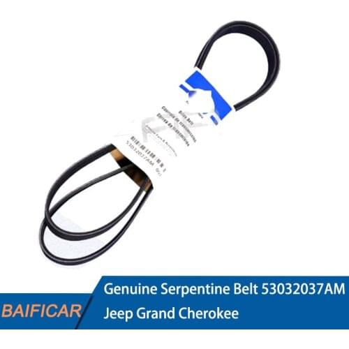 Baificar Brand New Genuine Serpentine Belt 53032037AM For Jeep Grand Cherokee Dodge Dakota Ram 1500