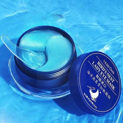 Hot 60 Pcs Marine Birds Nest Eye Eye Firming Moisturizing Anti-aging Eye Skin Lifting Care Anti-wrinkle Patch Care Ey Q5t7