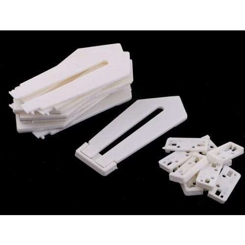 DIY Photo Frame, 10 Piece Plastic Sword Shaped Picture Photo Frame Holder Support Display Easels Stand (Black, White)