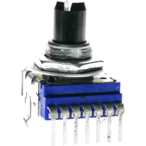 10PCS New Japan ALPS RK14 5K Volume Potentiometer 502A Dual A5K 7PIN 13MM Half Shaft