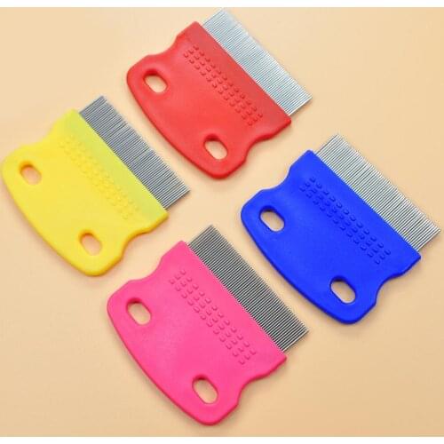 Durable Stainless Steel Pet Dog Cat Toothed Flea Removal Cleaning Brush Grooming Comb Dog Supplies