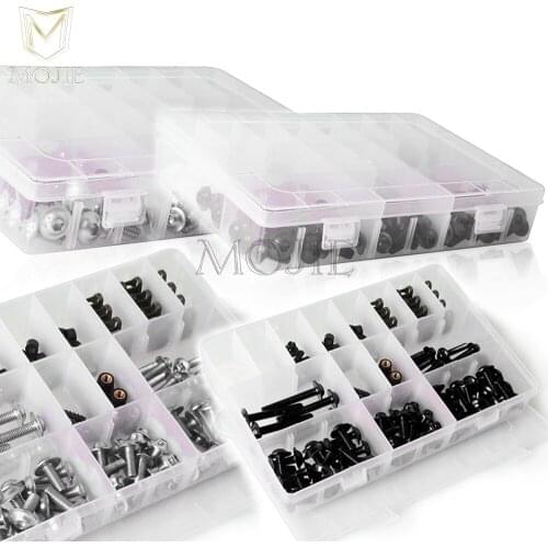 For Kawasaki Vulcan VN500 VN650 VN800 VN900 VN1500 VN1600 VN1700 Motorcycle Fairing Spring Screws Bolts Nuts Kit Fastener Clips