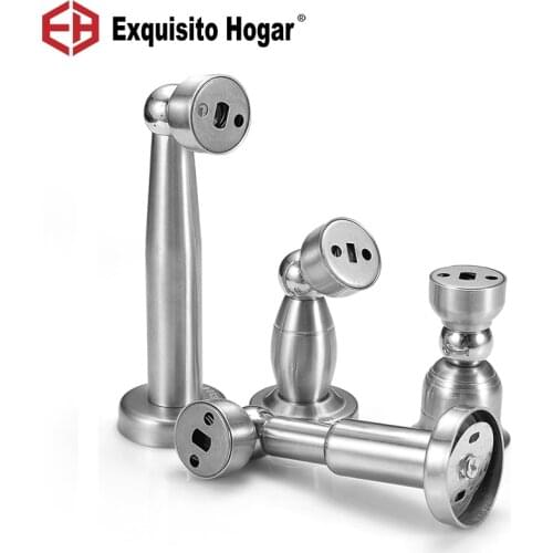 Stainless Steel Gate Extended Strong Magnetic Wall Suction Toilet Bedroom Door Stops Touch Hardware Fitting