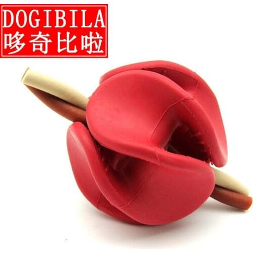 Song Piece Pets Snacks The Ball Strip Lump And Flake Gogo Snacks Toys Red Interdigital Region Pets Articles