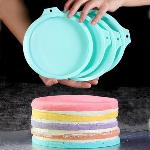 6/8inch Round Shape Cake Silicone Mold Kitchen Bakeware Cake Tools DIY Desserts Mousse Silicone Molds For Baking Pan Tools
