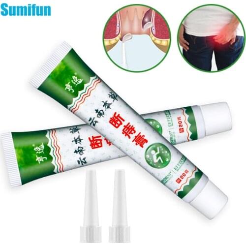 Sumifun 1pcs Chinese Hemorrhoid Ointment Hemorrhoid Symptom Treatment Cream Powerful Internal External Anal Fissure Herbal Cream