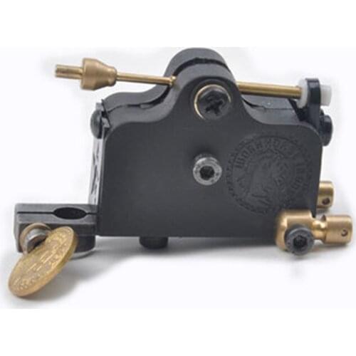 Coil tattoo machine liner 10 wrap alloy frame tattoo gun black tattoo tool lining shader supplies for body art tattooist