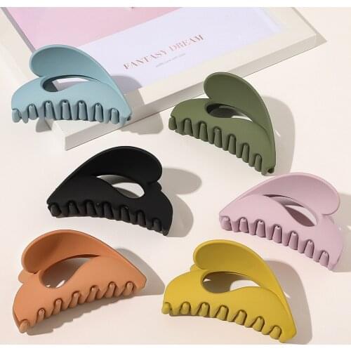 Claw Hairstyles for Women Girls Tortoise Barrettes Acrylic Hair Jaw Clips Clamp Heart Hair Chaw Accessories Headdress