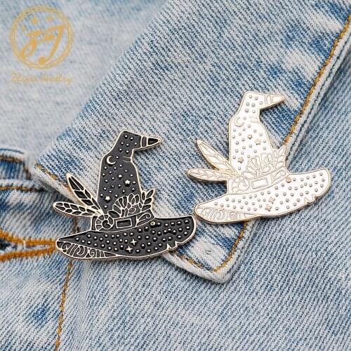 Zhijia Magic Hat Dress Hat Fashion Brooch Pin Lady Womans Jewelry Lapel Backpack Hat Enamel Beautiful Brooch Jewelry