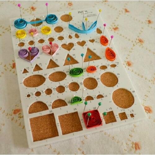 1pcs quilling Tool template corkboard quilling paper Paper-scrolling filigree mosaic quilling tools 21*15cm