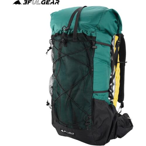 3F UL GEAR Water-resistant Hiking Backpack Lightweight Camping Pack Travel Mountaineering Backpacking Trekking Rucksacks 40+16L