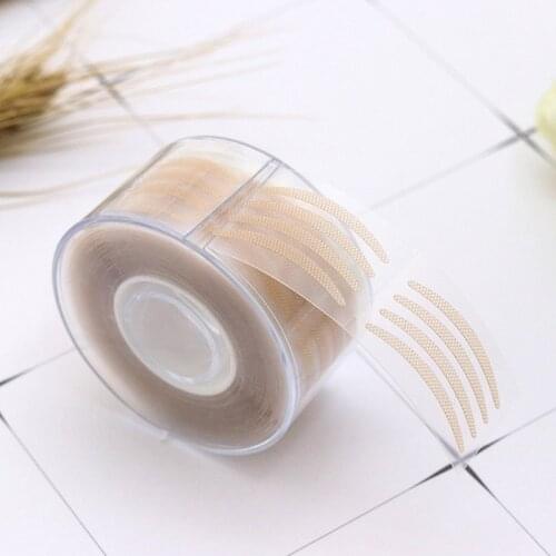 600Pcs/box Big Eyelid Tape Sticker Double Fold Self Adhesive Eyelid Tape Stickers Makeup Clear Beige Invisible Tool