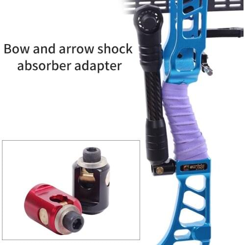 Bow Quick Disconnect Archery Bow Stabilizer Adapter Balance Bar Shock Absorber Connector for Outdoor Hunting