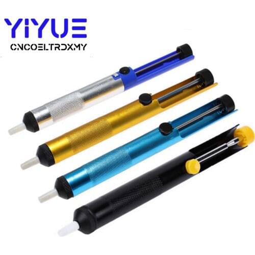 Aluminum Metal Desoldering Pump Suction Tin Gun Soldering Sucker Pen Removal Vacuum Soldering Iron Desolder Hand Welding Tools