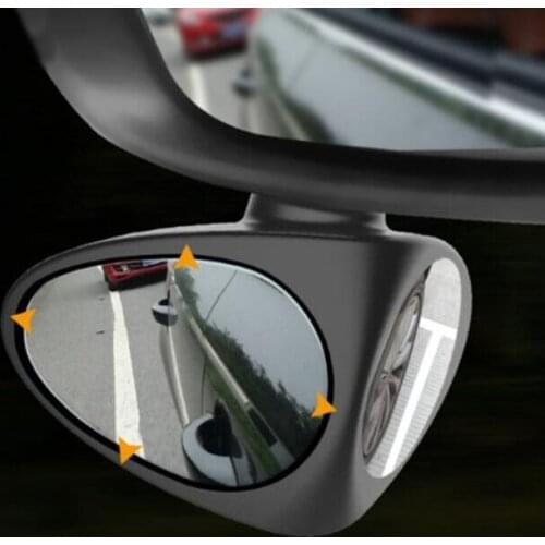 Car Blind Spot Mirror Wide Angle Mirror 360 Rotation Adjustable Convex Rear View Mirror for Safety Parking Mirror Car Styling