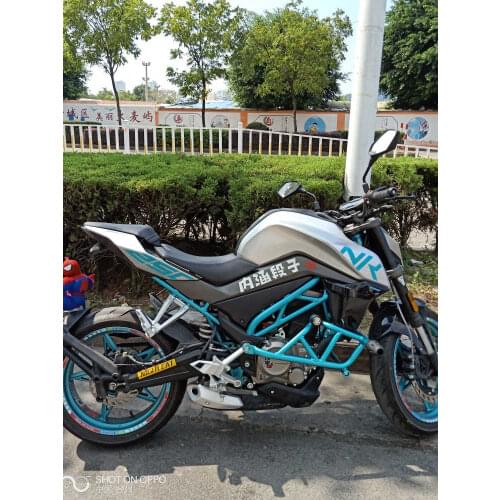 For Cfmoto Nk150 Bumper Nk250 Competitive Bar Cf250nk Front Guard Bar One Word Anti Falling Bar Modification