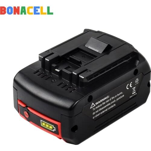 18V 6.0Ah BAT609 Replacement Battery for Bosch Compatible BAT612 BAT618 BAT619G BAT620 SKC181-02 Cordless Power Tool Batteries