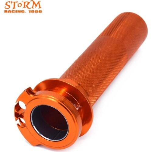 CNC 7/8" 22MM Throttle Turn Handlebar Twister Tube For KTM SXF XCF 250 350 450 EXCF XCFW 250 350 EXC450 XCW450 SXR EXC 400-530