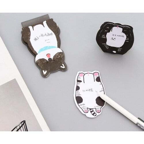 DL Lovable puppy this creative office can be tore convenient to stick cartoon message note small book note sticker