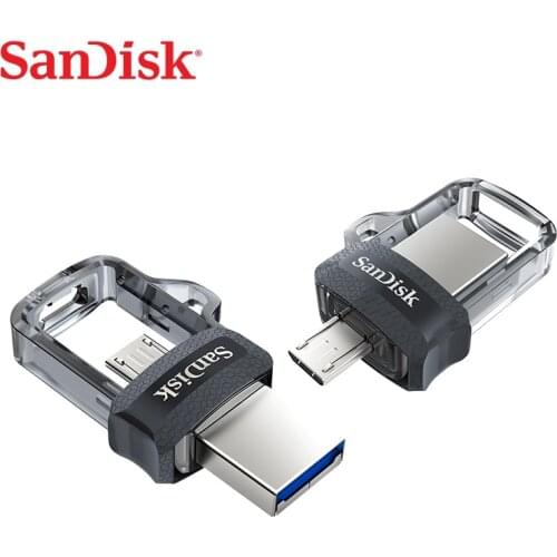 SanDisk DD3 USB 3.0 OTG Flash Drive Disk 128GB 64GB 32GB 16GB Pen Drive Pendrive Memory Stick Flash drive For PC/Android Micro