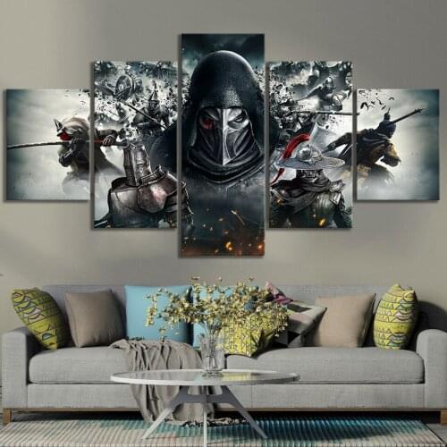 HD Fantasy Art Warriors Picture for Honor Video Games Art Wall Paintings Canvas Art for Living Room Wall Decor