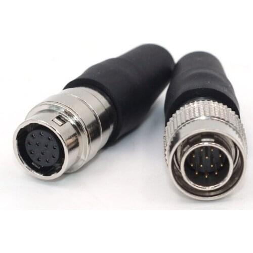 Hirose connector 12pin connector , HR10A-10J-12S/HR10A-10P-12P 12-pin cable male and female connectors
