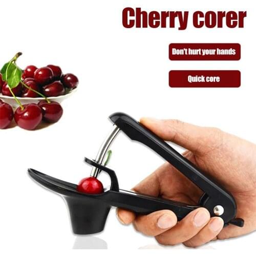 Cherry Fruit Kitchen Olive Remover Pitter Remove Core Corer Remove Pit Tool Seed Gadget Stoner Fruit Vegetable Tools Easy To Use