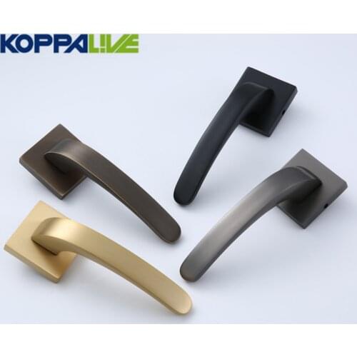 KOPPALIVE Modern Safe Household Kitchen Hardware Mortise Door Lock Brass Handle Door Handle