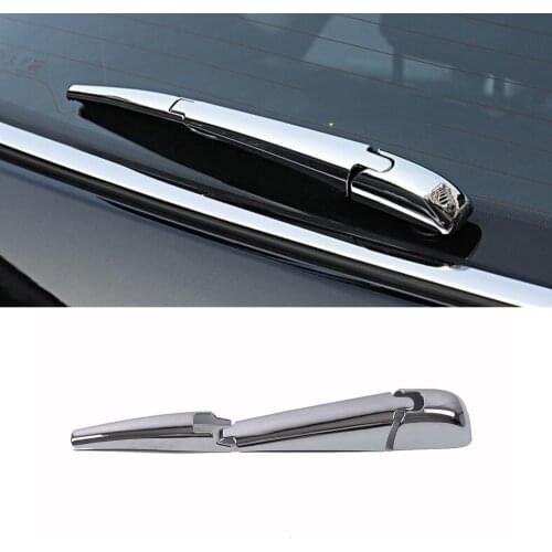 For Jeep Compass 2017 2018 2019 2020 ABS Chrome Rear Window Wipers Cover Trims Car Tail Wiper Strip Car Accessories Styling