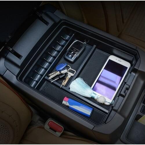 Car Armrest Storage Box Tray For Toyota Land Cruiser Prado 120 150 FJ120 KDJ 120 125 2004 2005 2006 2007 2008 2009 Accessories