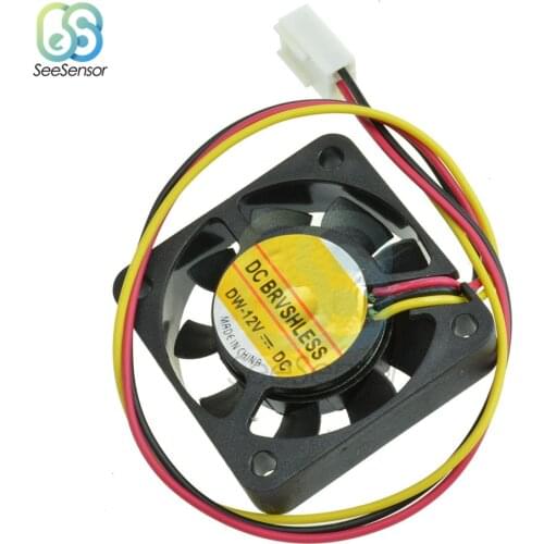 12V Mini Computer Fans CPU System Heatsink Brushless Cooling Fan Cooler 40mm x 10mm 3-pin