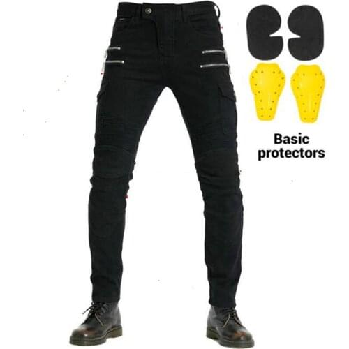 Motorcycle Pants Black Motorcycle Jeans Moto Pants Riding Motorbike Protective Gear Touring Trousers Motocross For Mens Pants