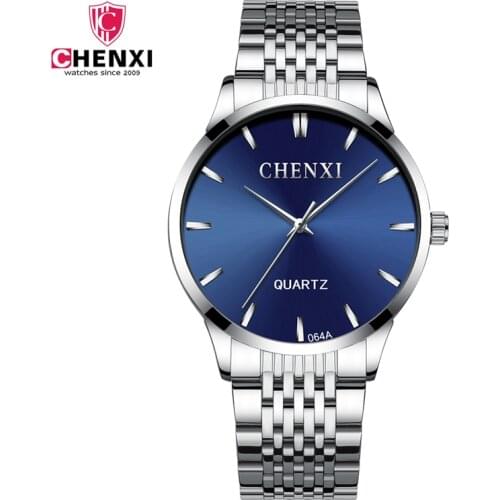 CHENXI Men Watches 2021 Luxury Stainless Steel Analog Quartz Watch Men Casual Simple Wrist Watches For Men Relogio Masculino