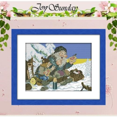 The Snow Bird Patterns Counted Cross Stitch 11CT 14CT Cross Stitch Set Wholesale Cross-stitch Kit Embroidery Needlework