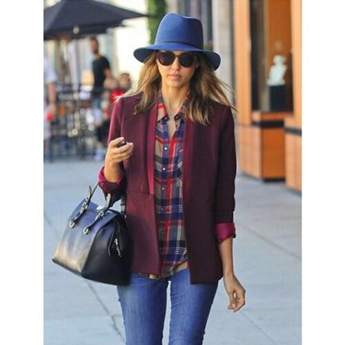 Brand New Mens Wool Felt Outback Hat Wool Wide Brim Porkpie Fedora Hat for women With Black/Blue/Camel Color