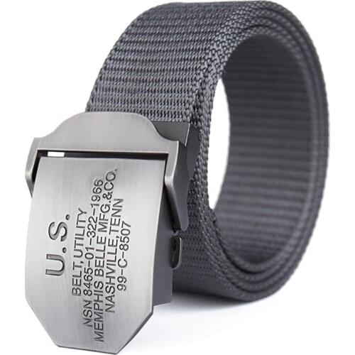 110 130 cm long big size new nylon material mens belt US military outdoor male jeans tactical belts for men luxury